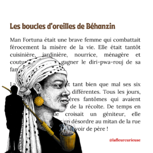 les boucles d'oreilles de Béhanzin