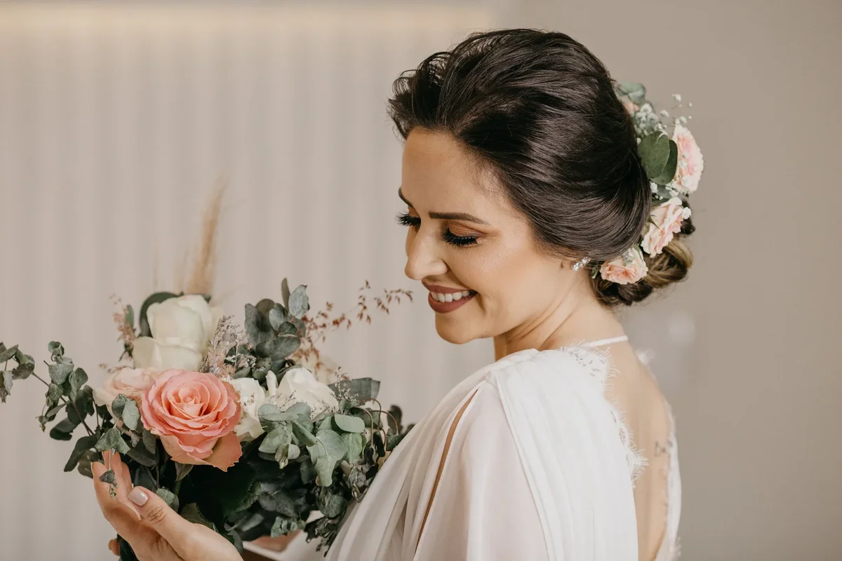 chignon de mariée