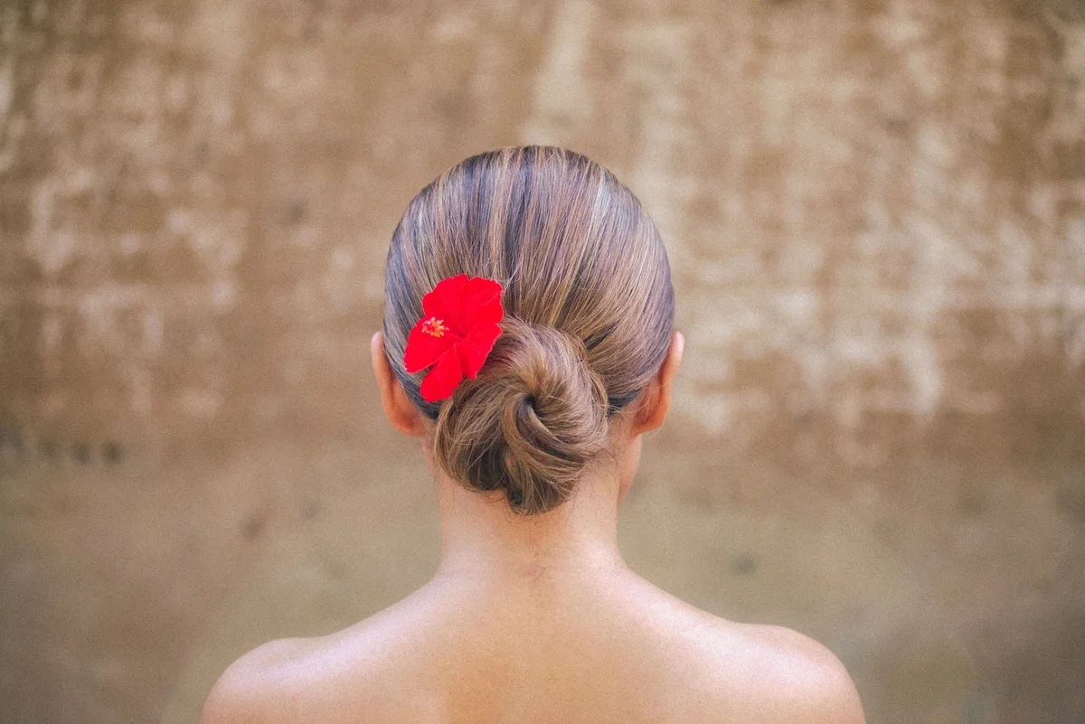 chignon de mariée