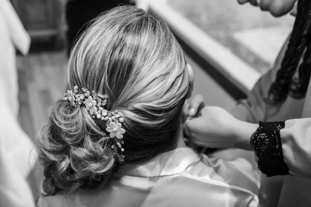 chignon de mariée