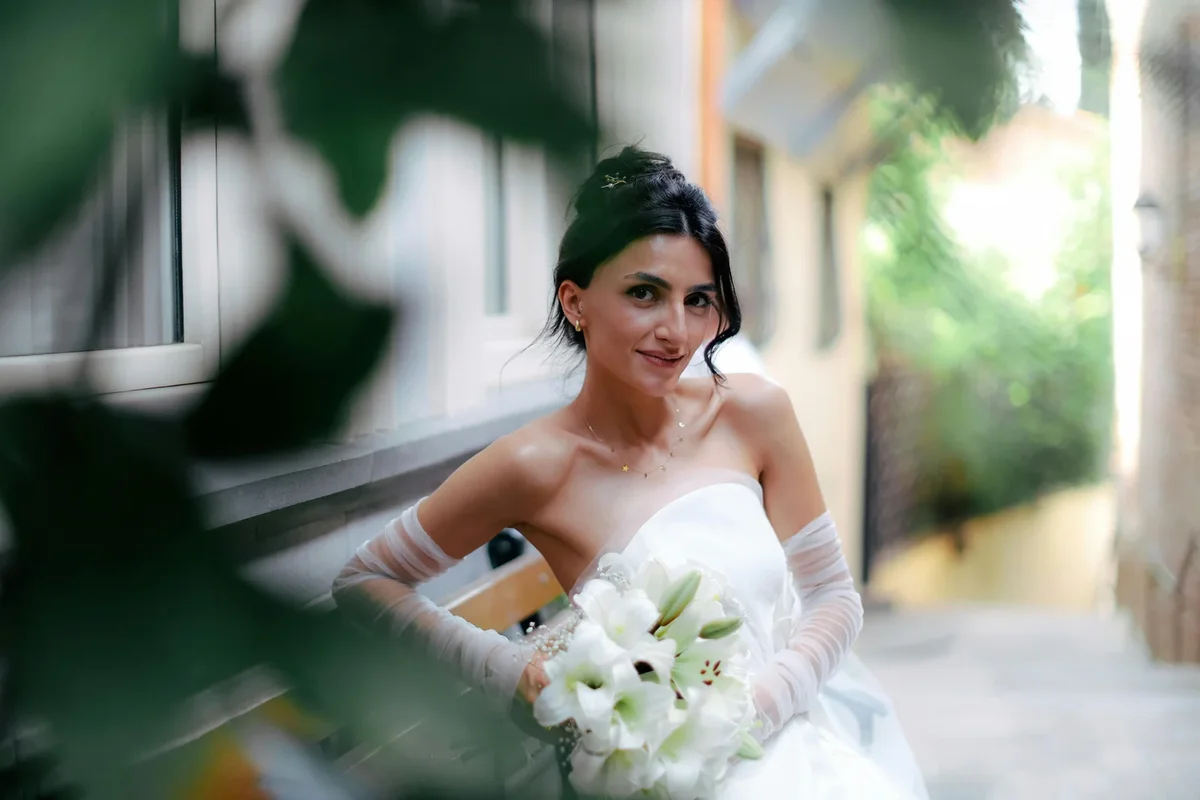 chignon de mariée