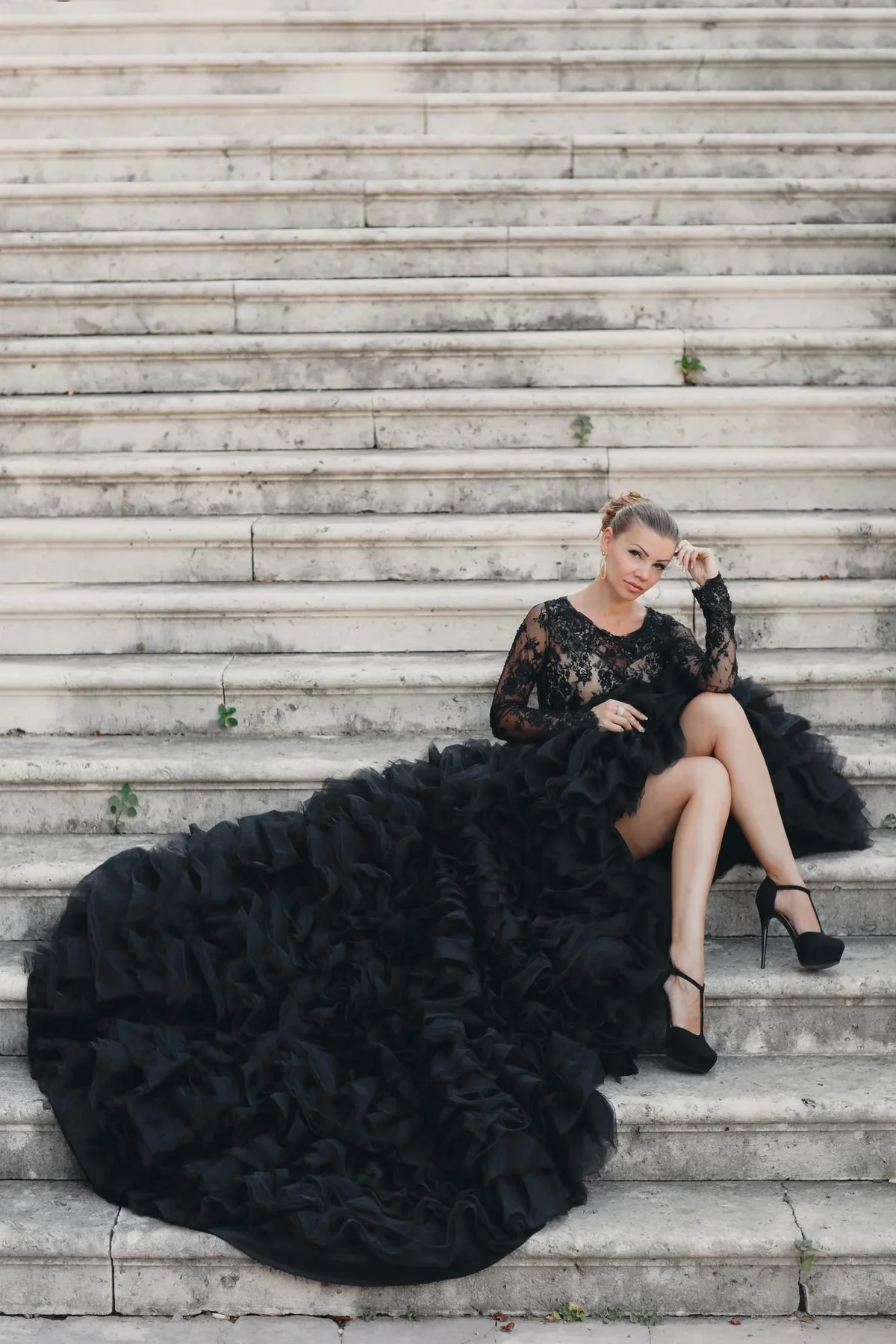 robe de mariée couleur noire