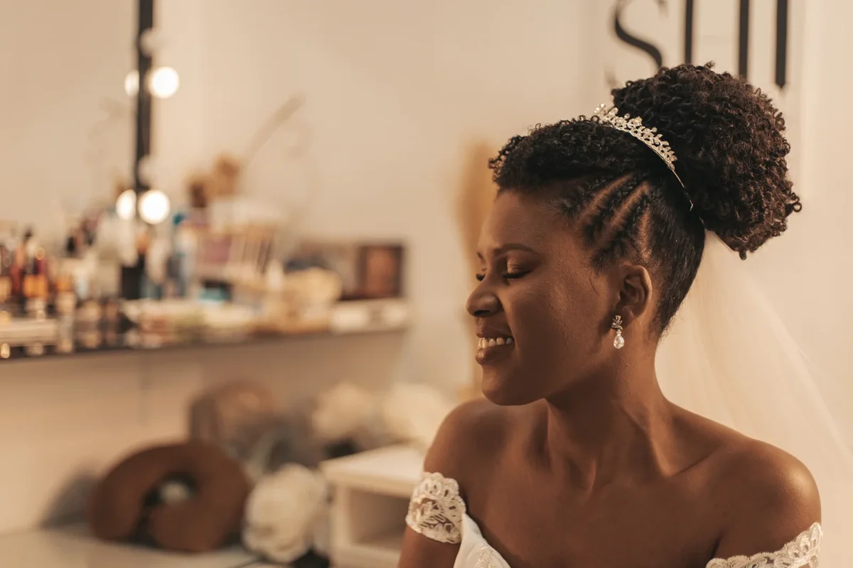 chignon de mariée