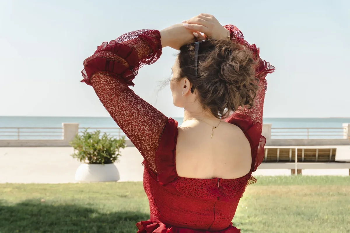 chignon de mariée